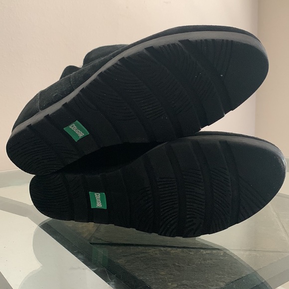 COUGAR Astro Black Silky Suede Hidden Wedge Pull On Waterproof Ankle Boot Bootie - Picture 7 of 11